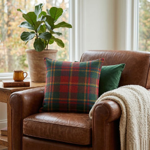 Classic Scottish Tartan Plaid Cushion