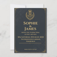 Classic Scottish Tartan & Thistle
