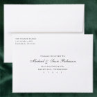 Classic Script Addressed Envelopes