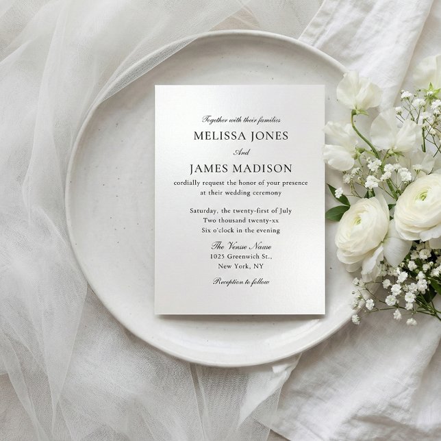 Classic Script Elegant QR Code 4 Photo Wedding Flyer (Creator Uploaded)