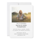 Classic Script Photo Modern Graduation Party