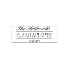 Classic Script Return Address Self-inking Stamp