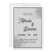 Classic Script Wedding Invitation