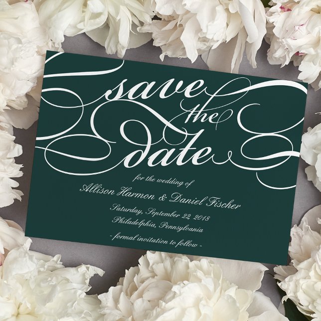 Classic Script Wedding Save the Date | Hunter (Creator Uploaded)