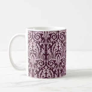 Classic seamless damask wallpaper. coffee mug