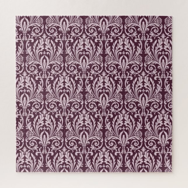 Classic seamless damask wallpaper. jigsaw puzzle (Vertical)