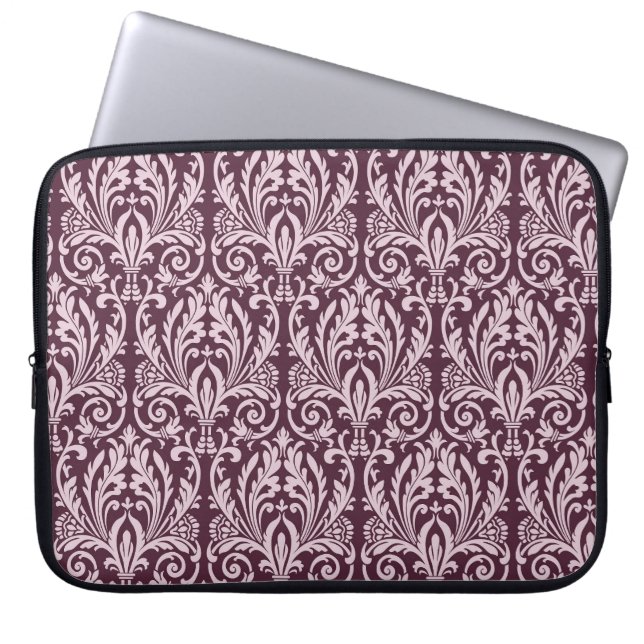 Classic seamless damask wallpaper. laptop sleeve (Front)