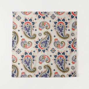 Classic seamless paisley pattern design. tapestry