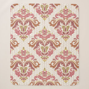 Classic seamless pattern. Damask orient colorful o Sherpa Blanket