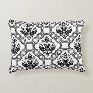 Classic seamless vintage pattern. Damask orient or Decorative Cushion