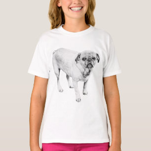 Classic Shaded Dog For Easygoing Everyday Style T-Shirt