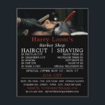 Classic Shave, Men's Barbers Advertising Flyer<br><div class="desc">Classic Shave,  Men's Barbers Advertising Flyers By The Business Card Store.</div>