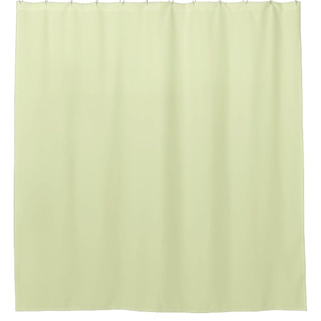 Classic Sherbet Lime Green Shower Curtain (Front)