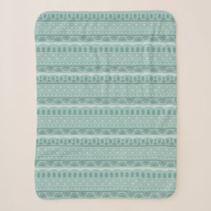 Classic Sherpa Throw Blanket in Green