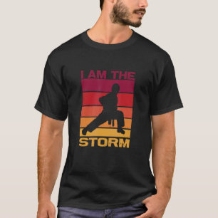 Classic Silhouette Of A Karate Fighter Combat Con T-Shirt