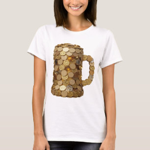 Classic Silver GILDED TREASURE Graphic Design T-Shirt