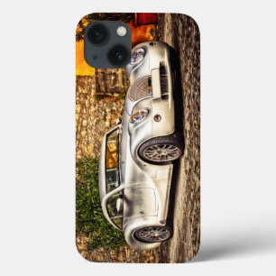 Classic Silver Sports Car iPhone 13 Case