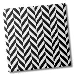 Classic Simple Black White Herringbone Pattern Tile<br><div class="desc">Use this simple and classic black and white herringbone backdrop to customise your own items with your initials or personalise for your own needs. You can even change out the background colouring to really make it your own look. Take a look at the product photos for some examples! Whether you...</div>