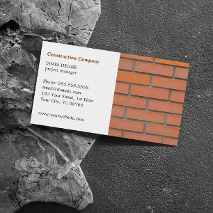 Classic Simple Building Industry Business Card