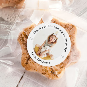 Classic Simple Custom Photo Classic Round Sticker