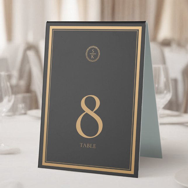 Classic Simple Elegance Gold Black Wedding (Creator Uploaded)
