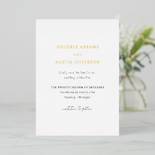 Classic Simple Elegant Wedding Save the Date