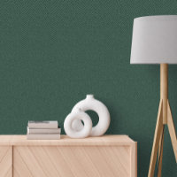 Classic simple herringbone tweed effect dark green