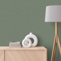 Classic simple herringbone tweed effect sage green