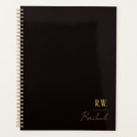 Classic Simple Monogram Planner<br><div class="desc">monogram / personal name</div>