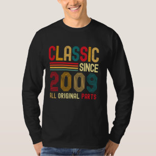Classic Since 2009 Vintage 15th Birthday All Origi T-Shirt