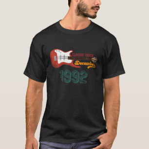 Classic Since December 1992 31St Birthday Guitar L T-Shirt