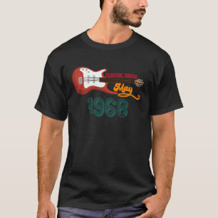 Classic Since May 1968 55th Birthday Guitar T-Shirt