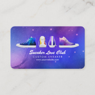 Classic Sneakers Nebula Spiritual Business Card