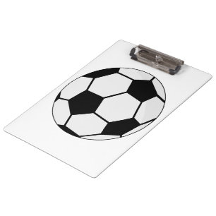 Classic Soccer Ball Graphic Traditional Sports Fan Clipboard