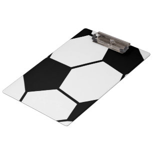 Classic Soccer Ball Graphic Traditional Sports Fan Clipboard