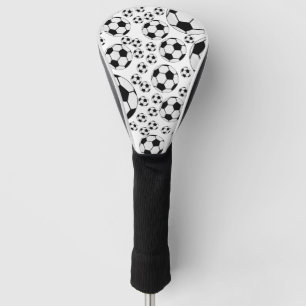 Classic Soccer Ball Graphic Traditional Sports Fan Golf Head Cover