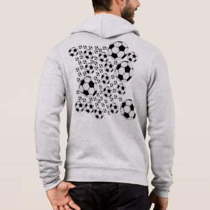 Classic Soccer Ball Graphic Traditional Sports Fan Hoodie