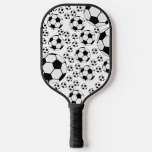 Classic Soccer Ball Graphic Traditional Sports Fan Pickleball Paddle