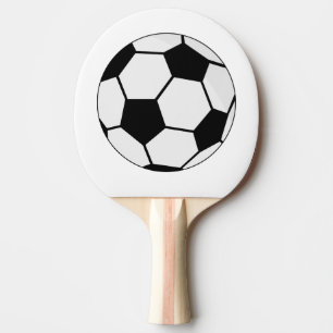 Classic Soccer Ball Graphic Traditional Sports Fan Ping Pong Paddle
