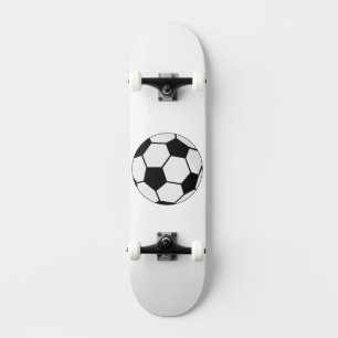 Classic Soccer Ball Graphic Traditional Sports Fan Skateboard