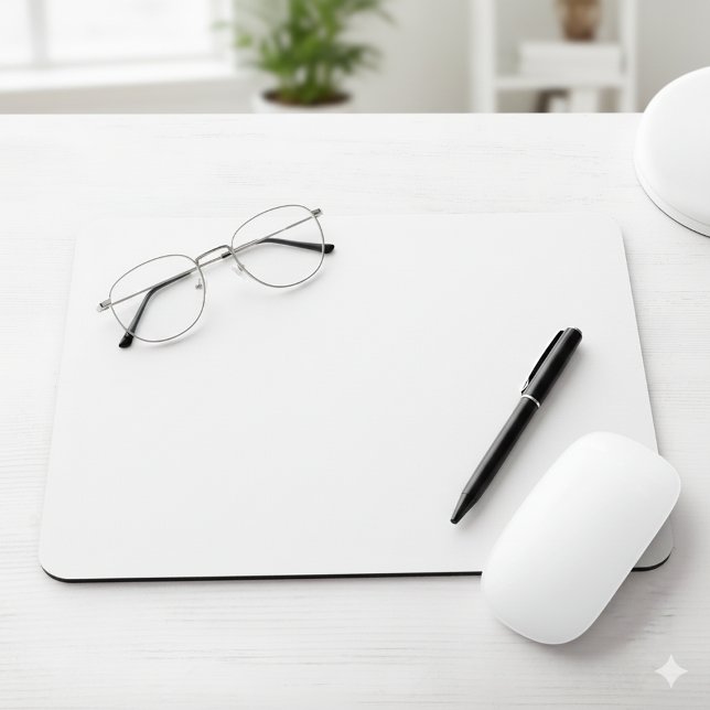 Classic Solid Off White Premium Mouse Mat (Classic Solid Off White Premium Mouse Pad)