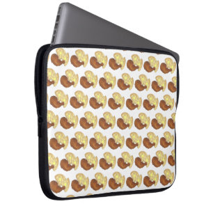 Classic Soul Food Fried Chicken and Waffles Diner Laptop Sleeve