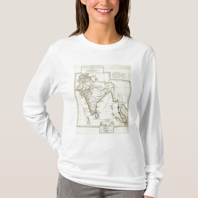 Classic South Asian Map T-Shirt (Front)