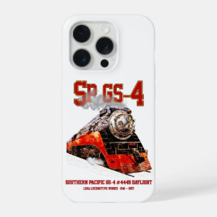Classic Southern Pacific GS-4 Steam Locomotive iPhone 15 Pro Case