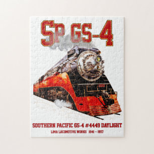 Classic Southern Pacific GS-4 Steam Locomotive Jigsaw Puzzle