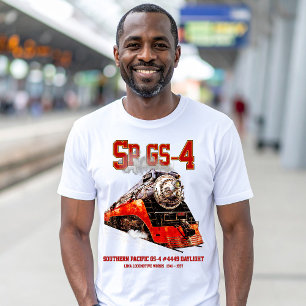 Classic Southern Pacific GS-4 Steam Locomotive T-Shirt