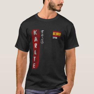 Classic Spain Karate spanish flag Kyokushinkai Doj T-Shirt