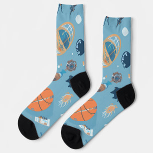Classic Spider-Man with Dynamic Cosmic Background Socks