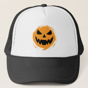 Classic, spooky pumpkin face T-Shirt Trucker Hat