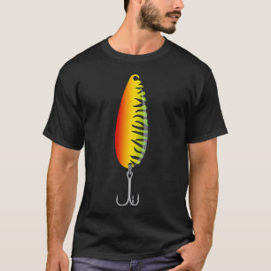 Classic Spoon Fishing Lure - Hot Mackerel T-Shirt